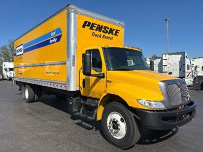 International MV607 Box Truck - 220HP, 6 Speed Automatic, Roll up Door