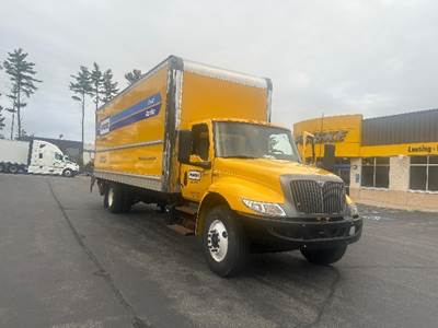 International MV607 Box Truck - 220HP, 6 Speed Automatic, Roll up Door