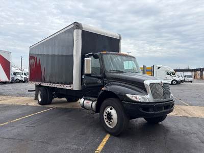 International MV607 Box Truck - 220HP, 6 Speed Manual