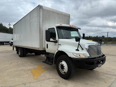 International MV607 Box Truck - 240HP, 6 Speed Automatic, Roll up Door
