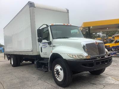 International MV607 Box Truck - 220HP, 6 Speed Automatic, Roll up Door