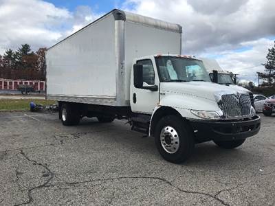 International MV607 Box Truck - 220HP, 6 Speed Automatic, Roll up Door