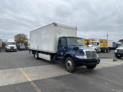 International MV607 Box Truck - 220HP, 6 Speed Automatic, Roll up Door