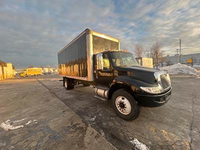 International MV607 Box Truck - 220HP, 6 Speed Manual