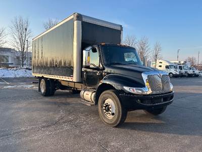 International MV607 Box Truck - 220HP, 6 Speed Manual