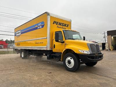 International MV607 Box Truck - 220HP, 6 Speed Automatic, Roll up Door