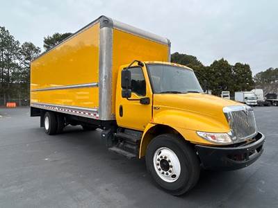 International MV607 Box Truck - 220HP, 6 Speed Automatic, Roll up Door