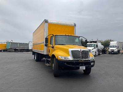 International MV607 Box Truck - 220HP, 6 Speed Automatic, Roll up Door