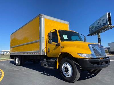 International MV607 Box Truck - 220HP, 6 Speed Automatic, Roll up Door