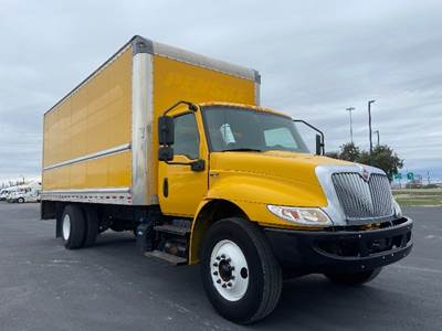 International MV607 Box Truck - 220HP, 6 Speed Automatic, Roll up Door