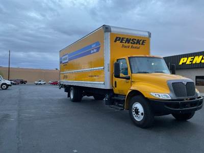 International MV607 Box Truck - 220HP, 6 Speed Automatic, Roll up Door