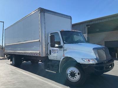 International MV607 Box Truck - 220HP, 6 Speed Automatic, Roll up Door