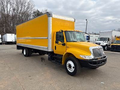 International MV607 Box Truck - 220HP, 6 Speed Automatic, Roll up Door