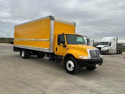 International MV607 Box Truck - 220HP, 6 Speed Automatic, Roll up Door