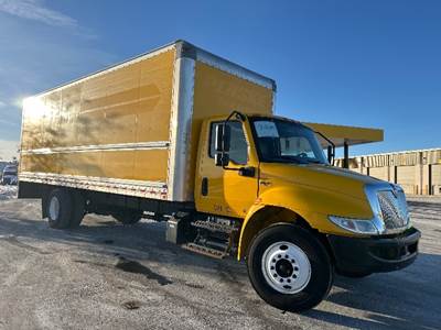 International MV607 Box Truck - 220HP, 6 Speed Automatic, Roll up Door