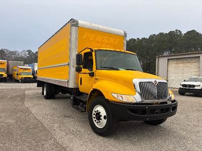 International MV607 Box Truck - 220HP, 6 Speed Automatic, Roll up Door
