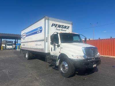 International MV607 Box Truck - 220HP, 6 Speed Automatic, Roll up Door