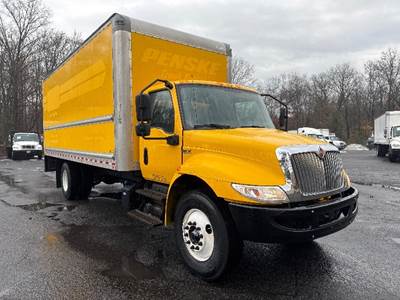 International MV607 Box Truck - 220HP, 6 Speed Automatic, Roll up Door