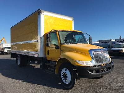 International MV607 Box Truck - 220HP, 6 Speed Automatic, Roll up Door