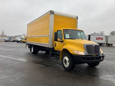 International MV607 Box Truck - 220HP, 6 Speed Automatic, Roll up Door
