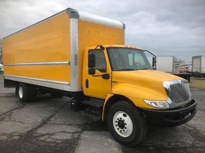 International MV607 Box Truck - 220HP, 6 Speed Automatic, Roll up Door