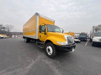 International MV607 Box Truck - 220HP, 6 Speed Automatic, Roll up Door
