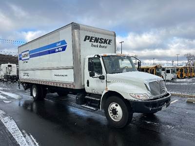 International MV607 Box Truck - 220HP, 6 Speed Automatic, Roll up Door