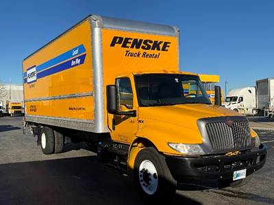 International MV607 Box Truck - 220HP, 6 Speed Automatic, Roll up Door