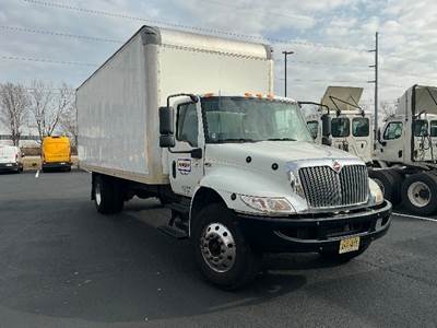 International MV607 Box Truck - 240HP, 6 Speed Automatic, Roll up Door