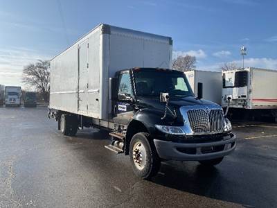 International MV607 Box Truck - 240HP, 6 Speed Automatic