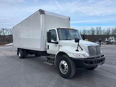 International MV607 Box Truck - 220HP, 6 Speed Automatic, Roll up Door