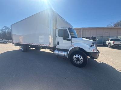 International MV607 Box Truck - 280HP, 6 Speed Automatic, Roll up Door