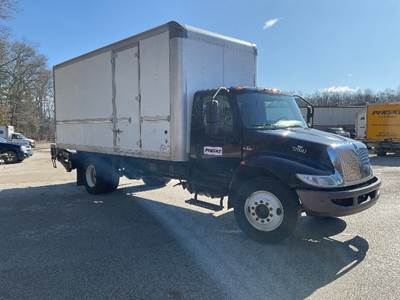 International MV607 Box Truck - 220HP, 6 Speed Automatic, Roll up Door