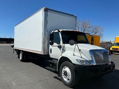 International MV607 Box Truck - 220HP, 6 Speed Automatic, Roll up Door