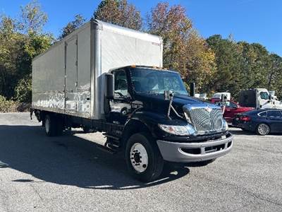 International MV607 Box Truck - 220HP, 6 Speed Automatic