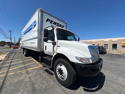 International MV607 Box Truck - 220HP, 6 Speed Automatic, Roll up Door