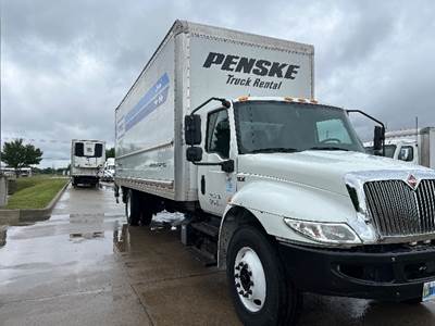International MV607 Box Truck - 220HP, 6 Speed Automatic, Roll up Door, Liftgate