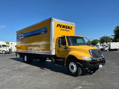 International MV607 Box Truck - 220HP, 6 Speed Automatic, Roll up Door