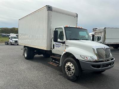 International MV607 Box Truck - 220HP, 6 Speed Automatic, Roll up Door