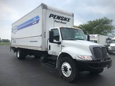 International MV607 Box Truck - 220HP, 6 Speed Automatic, Roll up Door