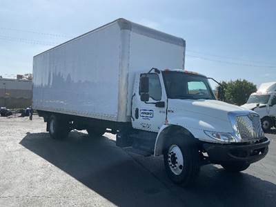 International MV607 Box Truck - 220HP, 6 Speed Automatic, Roll up Door