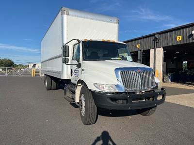International MV607 Box Truck - 220HP, 6 Speed Automatic, Roll up Door