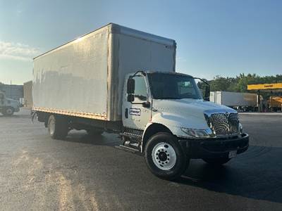 International MV607 Box Truck - 220HP, 6 Speed Automatic, Roll up Door