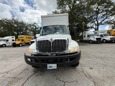 International MV607 Box Truck - 220HP, 6 Speed Automatic, Roll up Door