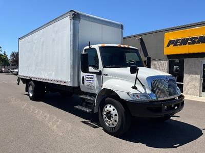 International MV607 Box Truck - 220HP, 6 Speed Automatic, Roll up Door