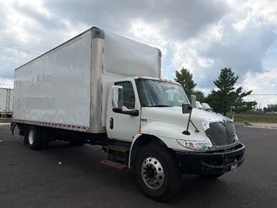 International MV607 Box Truck - 260HP, 6 Speed Automatic, Roll up Door