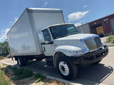 International MV607 Box Truck - 220HP, 6 Speed Automatic, Roll up Door