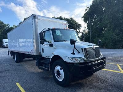 International MV607 Box Truck - 220HP, 7 Speed Automatic