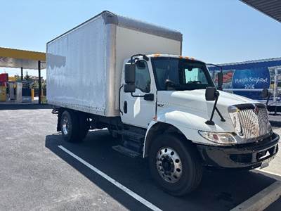 International MV607 Box Truck - 220HP, 6 Speed Automatic, Roll up Door