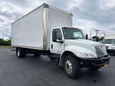 International MV607 Box Truck - 220HP, 6 Speed Automatic, Roll up Door